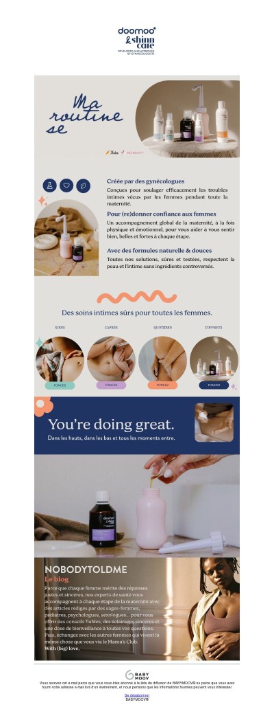 NEW ✨ Soins Shinncare : corps, post-partum, quotidien.