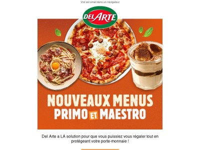  Vous allez adorer nos nouveaux menus !