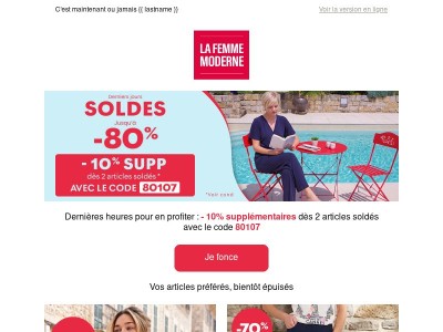 🚨 Fin des soldes imminente