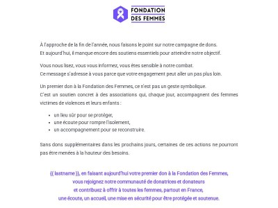 {{ lastname }}, vous pouvez tout changer