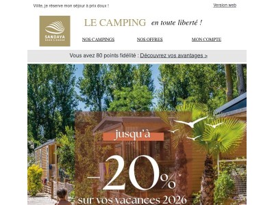 {{ lastname }}, derniers jours pour des vacances jusqu’à -20% !