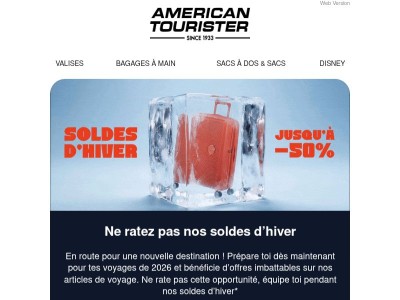 OFFRES JUSQU'À 50 % DE RÉDUCTION