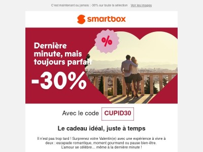 Commandez maintenant pour une livraison avant la Saint-Valentin ! 💘