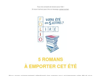 5 livres incontournables cet été 🌞​