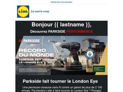 Parkside fait tourner le London Eye ! 💪🎡