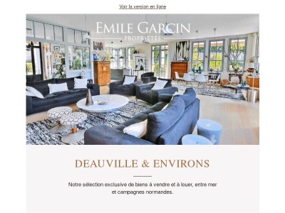 🌊 Entre mer et campagne : découvrez nos biens à Deauville & environs