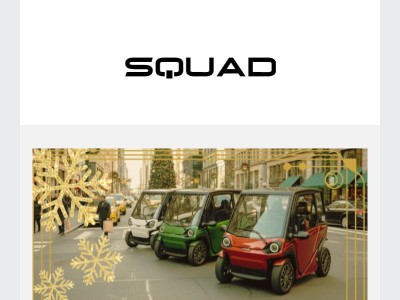 Christmas wishes from the team at Squad Mobility