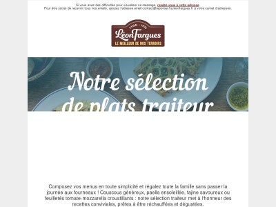 Découvrez notre sélection de recettes traiteur