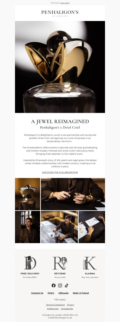 Penhaligon’s x Dries Criel