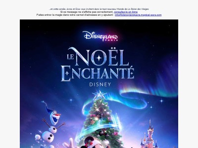 Le Noël Enchanté Disney revient…