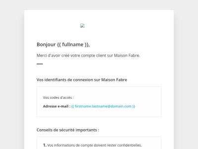 [Maison Fabre] Bienvenue !