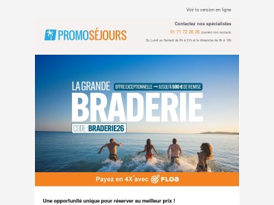 💸Jusqu’à 500€ de remise immédiate ! 