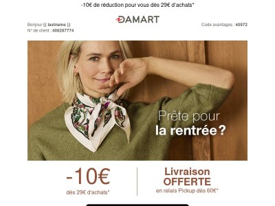Préparez votre rentrée avec Damart 💼