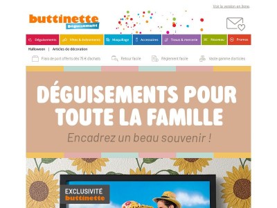 Des déguisements pour toute la famille !