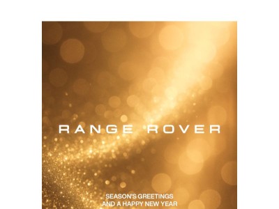 Season's greetings from Range Rover