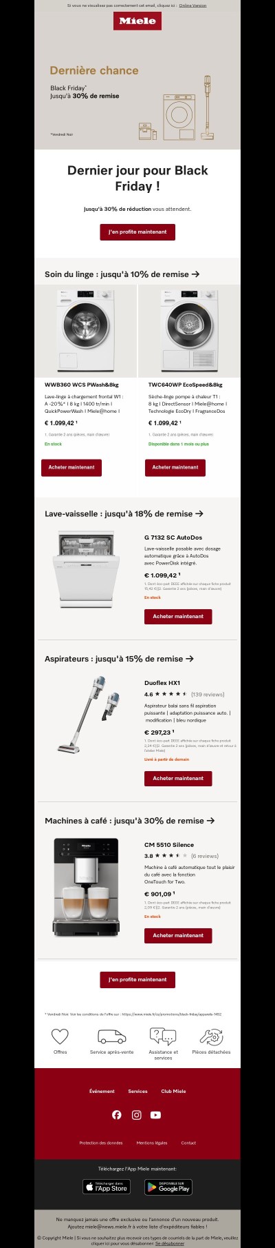 Dernier jour pour Black Friday !