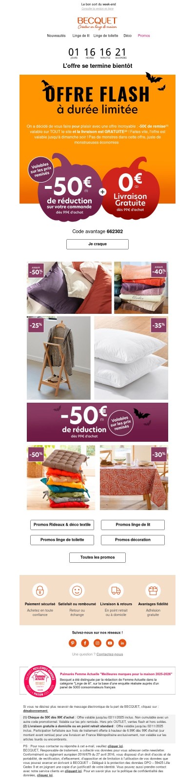 BOUH 👻 : une offre hallucinante se cache ici !