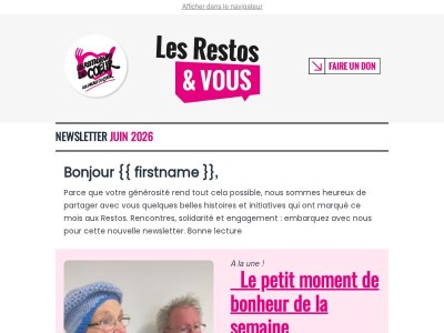 ☀️ En juin, la solidarité continue de faire son chemin