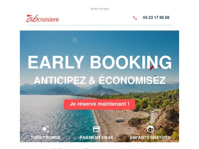 🎯 [EARLY BOOKING] Anticipez et payez moins cher !