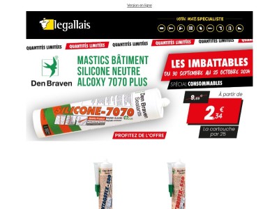 Mme {{ lastname }}, faites le plein de consommables à prix Imbattables