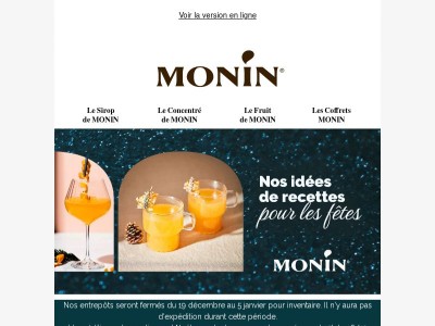 Nos idées de recettes festives !