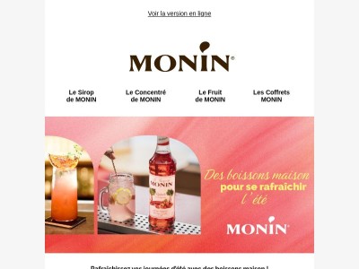 Nos boissons rafraîchissantes pour l'été 🥤