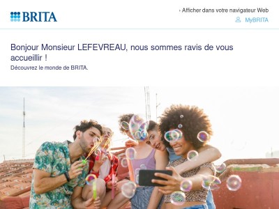 Bienvenue chez BRITA !