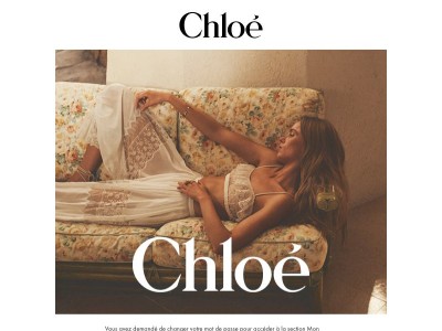 Changement de mot de passe