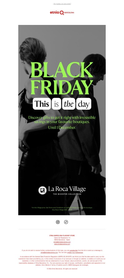 Welcome Black Friday!