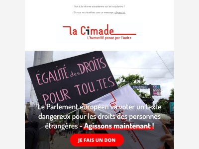 [Urgence] l’Europe s’apprête à choisir la répression plutôt que l’humanité