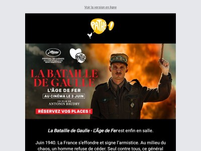 La semaine du 3 juin au cinéma