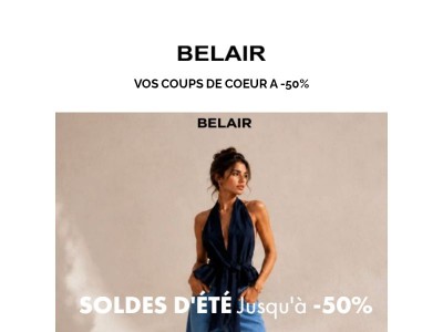 Jusqu'à -50% sur vos coups de cœur!
