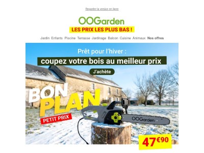 Offre immanquable : tronçonneuses petits prix !🪵