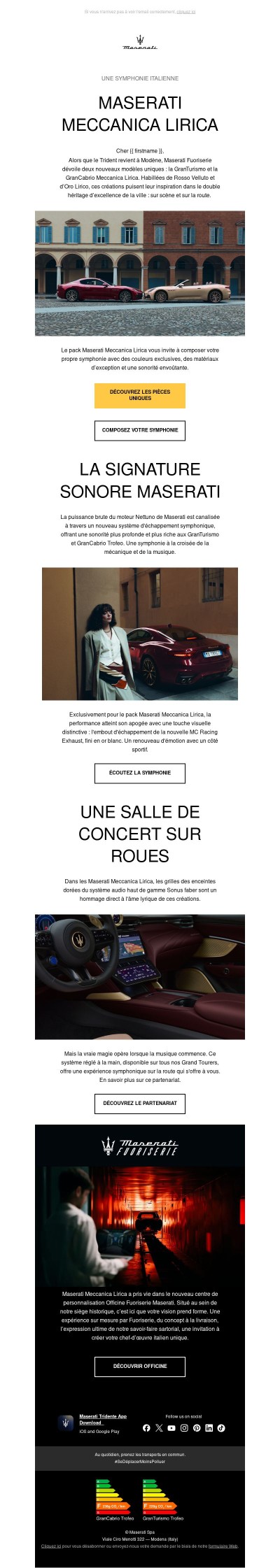 Une nouvelle voix venue de Modène.