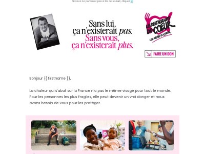 Chaleurs extrêmes : ils ont besoin de vous