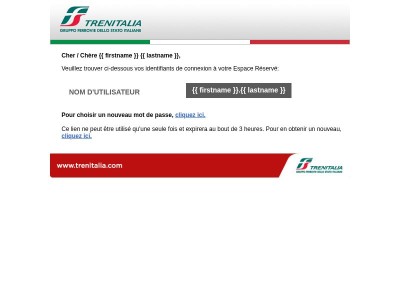 Votre demande de récupération de mot de passe