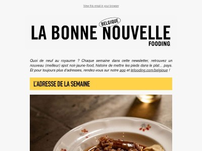 L’adresse de la semaine nostalgise au goût du jour
