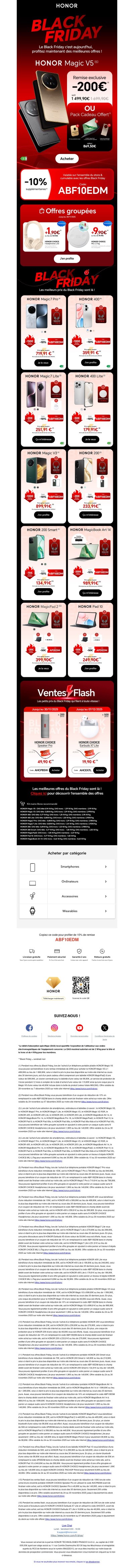 🔥 Le Black Friday C'est Aujourd'hui !
