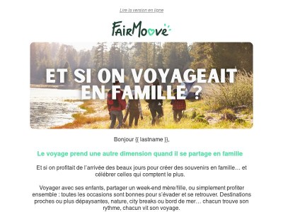 Vivez vos plus beaux moments en famille 🌞