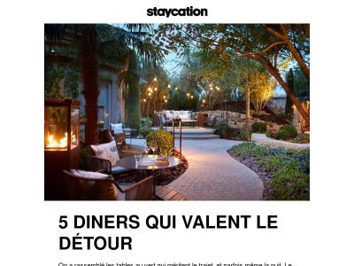 🍴 5 diners qui valent le détour