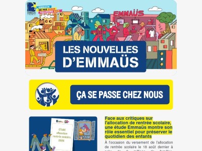 Les Nouvelles d'Emmaüs - Septembre 2026