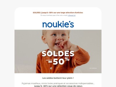 ✨ SOLDES | jusqu'à -50% sur une large sélection d'articles 🧸