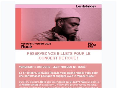 Les Hybrides #2 : Rocé le 17 octobre !