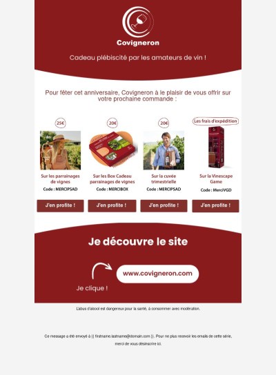 Cela fait déjà 1 an qu’on se connait !