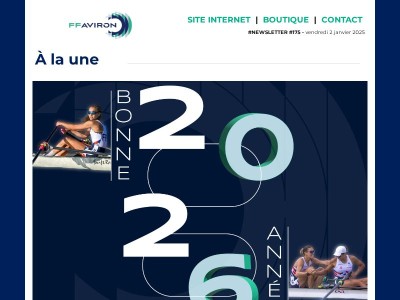FFAviron INFO - Newsletter #175
