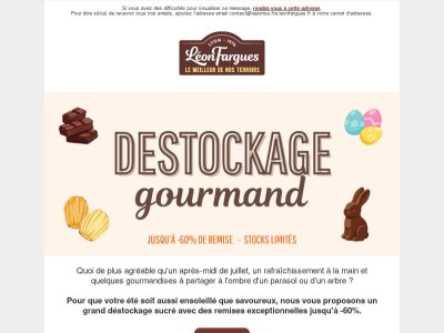 Sous le soleil de juillet, nos prix fondent jusqu'à -60% 😎