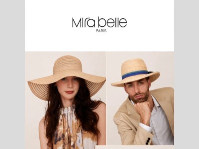 Coup de fraîcheur chez Mira Belle : -30% sur les chapeaux d’été
