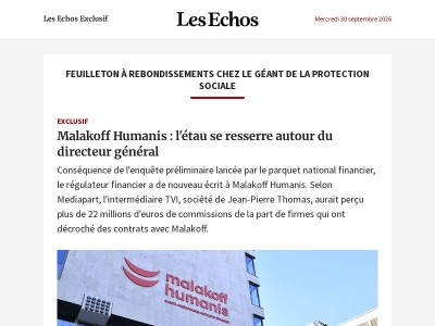 Malakoff Humanis : l'étau se resserre autour du directeur général