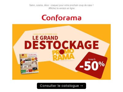🔥 Grand Déstockage : jusqu’à -50 % ! Découvrez vite notre nouveau catalogue