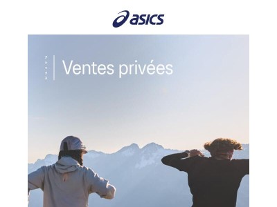 Membres OneASICS™ : les ventes privées sont lancées.
